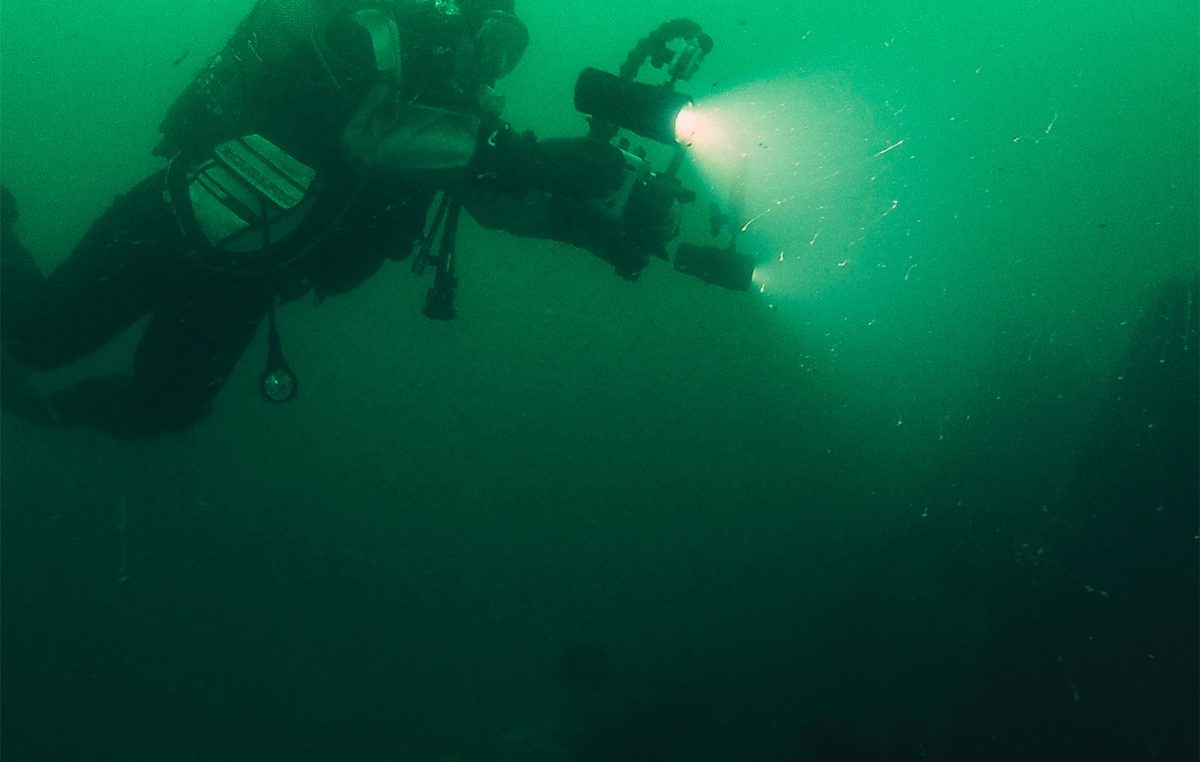 Podwodne badania u wybrzeża Kołobrzegu