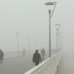 mgła molo 150x150 - Kołobrzeg we mgle - zdjęcia