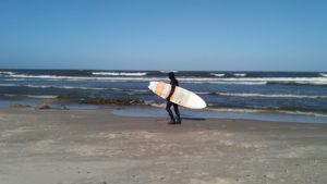 Read more about the article Zimno i wieje. Warunki w sam raz na surfing