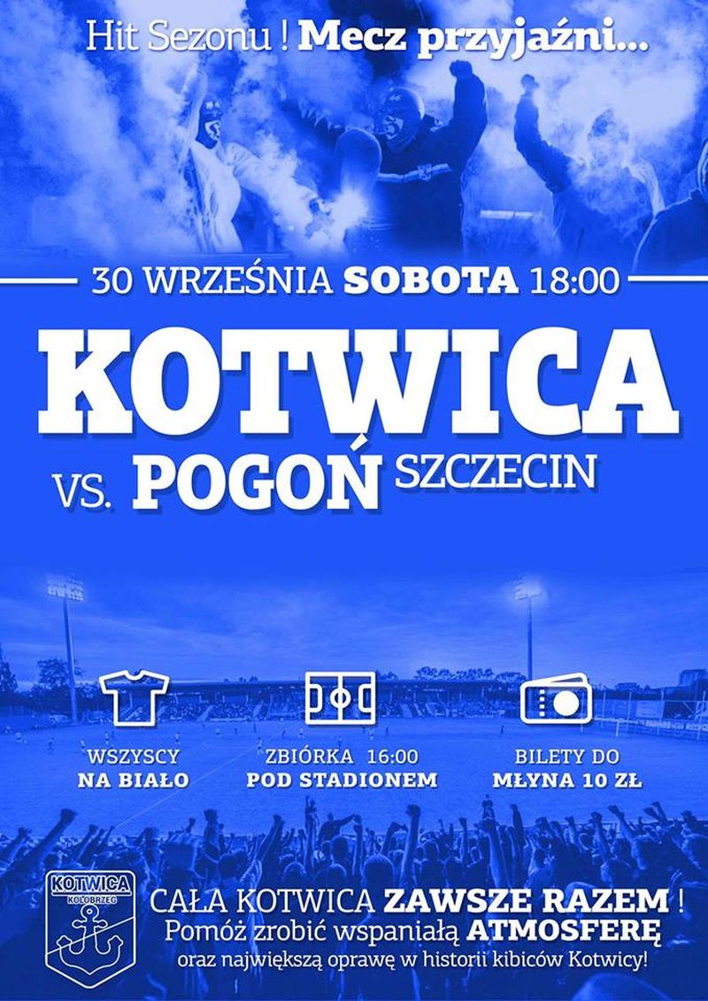 mecz - W sobotę mecz Kotwica vs. Pogoń Szczecin
