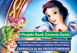 Read more about the article Pracownicy banku i seniorzy wystąpią w bajce. Dochód z biletów na Hospicjum