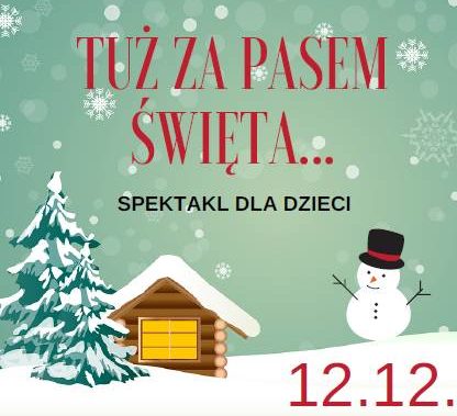 You are currently viewing Wtorek, Biblioteka, opowieść choinkowa w wykonaniu Teatru „Gwitajcie”, godz. 16, wstęp wolny