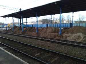 Read more about the article Prace na dworcu PKP. Peron numer dwa zamknięty