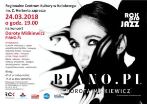 Read more about the article Sobota, RCK, koncert Doroty Miśkiewicz, godz. 19, bilety 65 zł/75 zł