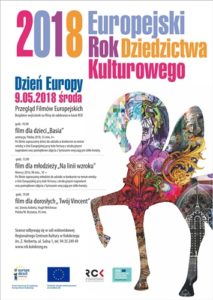 Read more about the article Środa, RCK, Dzień Europy – Przegląd filmów europejskich  „Europejski Rok Dziedzictwa Kulturowego 2018”, bezpłatne wejściówki
