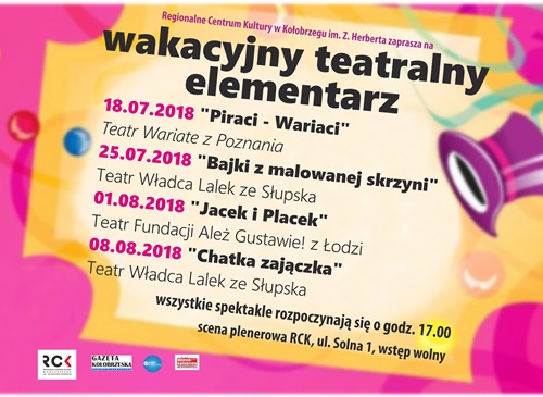 You are currently viewing Środa, RCK, Wakacyjny Teatralny Elementarz „Chatka zajączka”, godz. 17, wstęp wolny