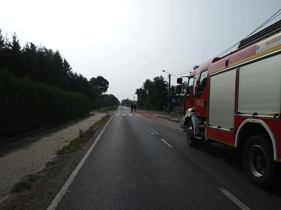 You are currently viewing Utrudnienia na drodze w okolicy Ząbrowa. Ruch wahadłowy przez ogromną plamę oleju