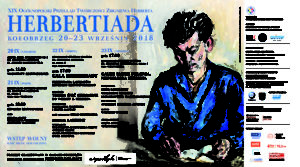 Read more about the article Od czwartku do niedzieli, RCK, Ogólnopolski Przegląd Twórczości Zbigniewa Herberta „Herbertiada”, wstęp wolny