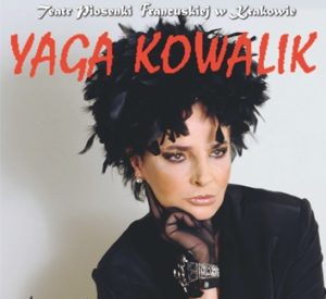 Read more about the article Piątek, RCK, koncert „Yaga Kowalik w repertuarze… Piaf, Greco, Aznavour”, godz. 19, bilety 25 zł