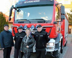 Read more about the article Nowa duma strażaków z Ustronia Morskiego – ciężki wóz ratowniczo-gaśniczy MAN TGM