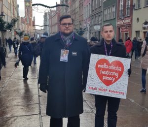 Read more about the article Wolontariusze WOŚP z Kołobrzegu na uroczystościach pogrzebowych prezydenta Gdańska