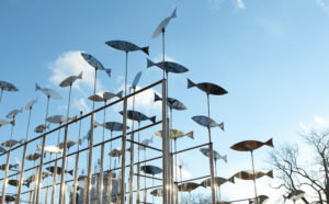 Read more about the article Ciąg dalszy kłopotów z „Ławicą”. Tym razem ktoś wykręcił cały pręt z rybką. Miasta już sprawdza monitoring