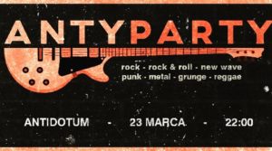Read more about the article Sobota, klub Antidotum, Antyparty, godz. 22, wstęp wolny