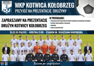 Read more about the article Oficjalna prezentacja Kotwicy Kołobrzeg na stadionie miejskim. W programie m.in. pokaz sztucznych ogni. Wstęp wolny