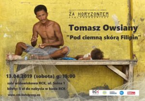 Read more about the article Sobota, RCK, Tomasz Owsiany „Pod ciemną skórą Filipin”, godz. 19, bilety 5 zł