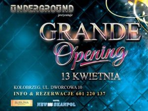 Read more about the article Jutro wielkie otwarcie Klubu Underground. Zagra grupa KOMODO