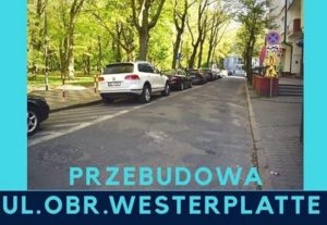 Read more about the article W czwartek zostaną powtórzone konsultacje ws. przebudowy ul. Obrońców Westerplatte
