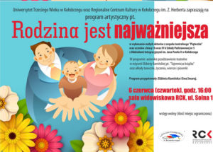 Read more about the article Czwartek, RCK, „Rodzina jest najważniejsza”, godz. 16, wstęp wolny (liczba miejsc ograniczona)