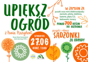 Read more about the article Akcja „Upiększ ogród”. W zamian za śmieci i elektroodpady będzie można otrzymać sadzonki kwiatów