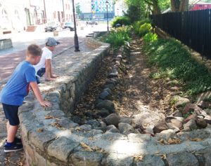 Read more about the article Od dawna nie ma wody w strumyku przy Muzeum. W tym tygodniu wypowie się specjalista