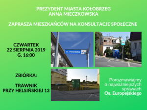 Read more about the article Kolejne konsultacje. Co jest ważne dla mieszkańców osiedla Europejskie?