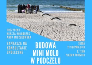 Read more about the article Kolejne konsultacje. Tym razem w sprawie budowy mini mola w Podczelu