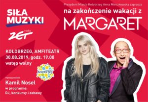 Read more about the article Piątek, amfiteatr, koncert Margaret na zakończenie wakacji, godz. 19, wstęp wolny