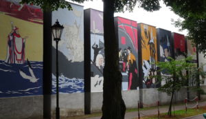 Read more about the article Historyczny mural podoba się mieszkańcom. W mediach społecznościowych komentują:”Piękny. Powinno być takich więcej”