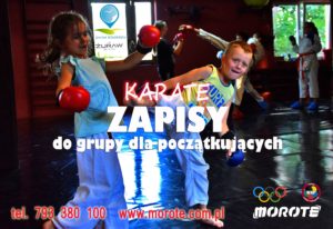 Read more about the article Nabór do sekcji karate w klubie Morote. Zajęcia są bezpłatne