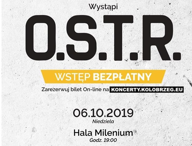 You are currently viewing Koncert O.S.T.R. w hali Milenium. Obowiązuje internetowa rezerwacja bezpłatnych wejściówek. Podajemy link