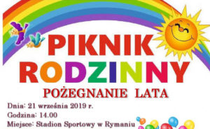 Read more about the article Sobota, Rymań, Piknik Rodzinny – Pożegnanie Lata, godz. 14, wstęp wolny