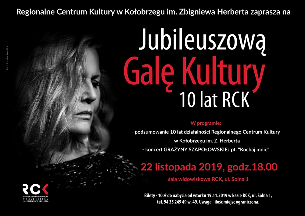 You are currently viewing W piątek Gala Kultury z Grażyną Szapołowską. Bilety dostępne będą od wtorku