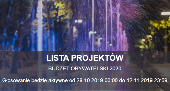 You are currently viewing Głosowanie na projekty w ramach budżetu obywatelskiego jeszcze tylko do końca dnia