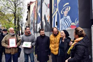 Read more about the article Historyczny mural przy ul. Narutowicza gotowy