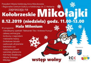 Read more about the article Niedziela, hala Milenium, Kołobrzeskie Mikołajki, godz. 11, wstęp wolny