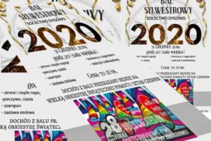 Read more about the article 31 grudnia, sołectwo Dygowo (sala wiejska), Bal Sylwestrowy, godz. 20, bilety 70 zł (dochód zostanie przekazany na WOŚP)