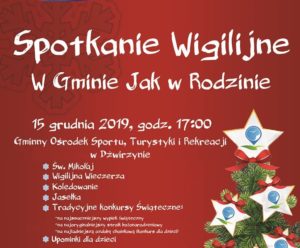 Read more about the article Spotkanie wigilijne „W Gminie jak w rodzinie”