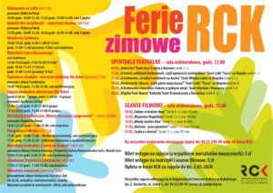 Read more about the article Ferie w bibliotece i Regionalnym Centrum Kultury