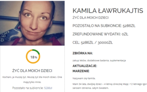 Read more about the article Dzień Kobiet: Akcja charytatywna dla Kamili. „Żyć dla moich dzieci”