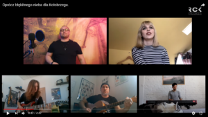 Read more about the article Wirtualna majówka. “Oprócz błękitnego nieba” w wykonaniu kołobrzeskich artystów (wideo)