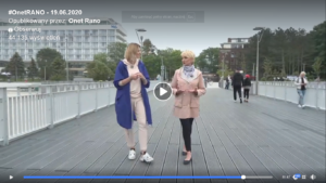 Read more about the article Kołobrzeg w porannym programie Onetu. Zobacz jak wypadł (zapis wideo całego programu)