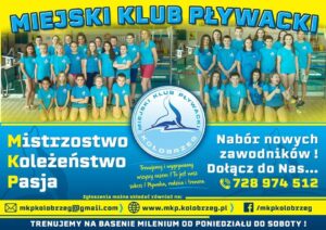 Read more about the article Ruszają zapisy do Miejskiego Klubu Pływackiego