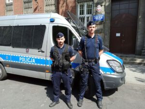 Read more about the article Mundurowi ze Szczecina już zameldowali się w Kołobrzegu. Zostaną tu do końca wakacji