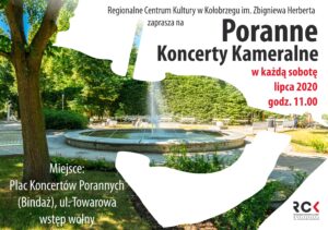 Read more about the article 11 lipca, Plac Koncertów Porannych, Koncert Kameralny, godz. 11, wstęp wolny