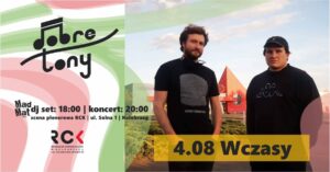 Read more about the article 4 sierpnia, RCK, koncert WCZASY, godz. 20, wstęp wolny