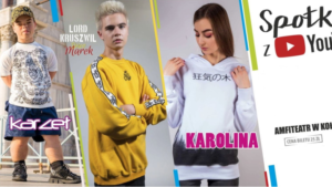 Read more about the article 22 sierpnia, amfiteatr, spotkanie z youtuberami, godz. 14, bilety 25 zł