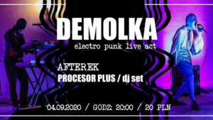Read more about the article 4 września, reduta Morast, DEMOLKA (koncert), godz. 20, bilety 20 zł