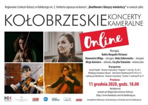 Read more about the article ONLINE: 11 grudnia koncert „Beethoven i klasycy wiedeńscy”, godz. 18
