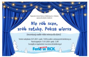 Read more about the article ONLINE: 4-17 stycznia, Ferie z RCK