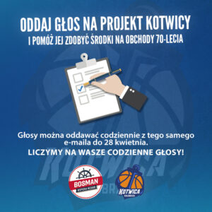Read more about the article Zagłosuj na projekt Kotwicy i pomóż jej zdobyć środki na obchody 70-lecia